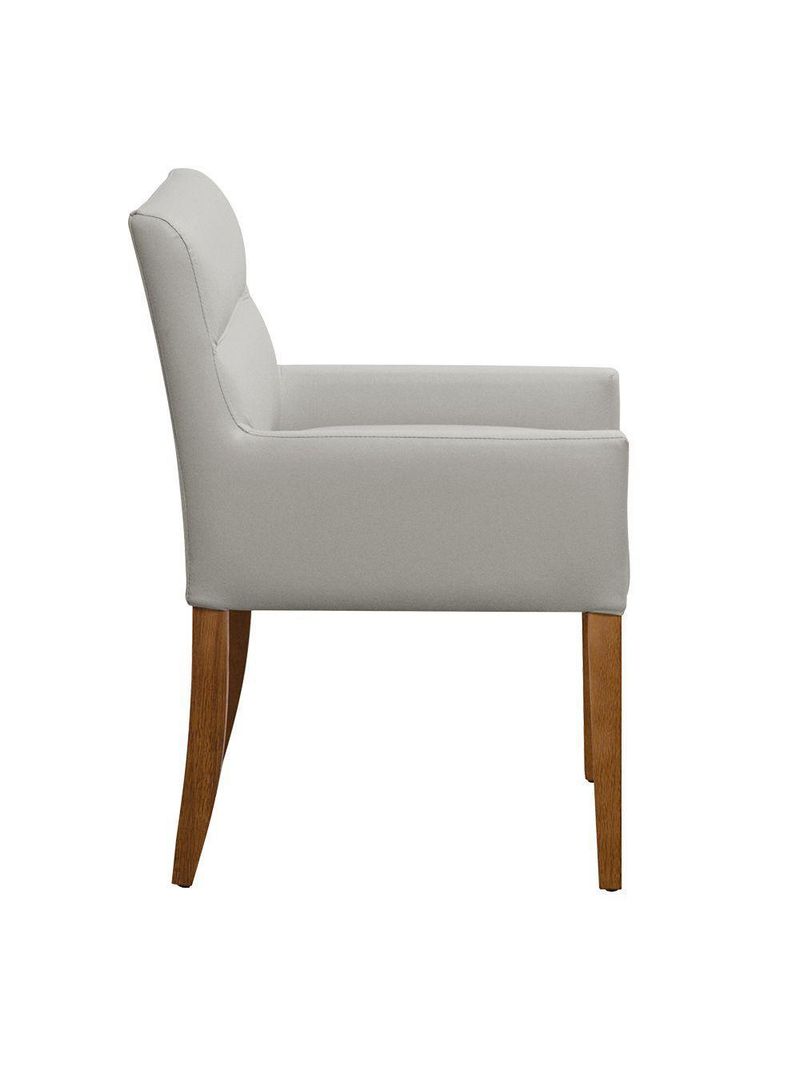 Cadeira Para Mesa De Jantar Angel Base Madeira Corano Fendi - Nexta Casa