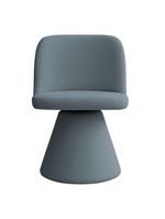 Cadeira De Jantar Liz Base Fixa Bouclé Azul Claro - Nexta Casa