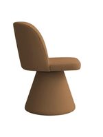 Cadeira De Jantar Liz Base Fixa Bouclé Terracota - Nexta Casa