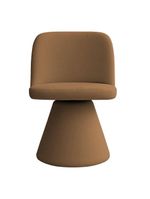 Cadeira De Jantar Liz Base Fixa Bouclé Terracota - Nexta Casa