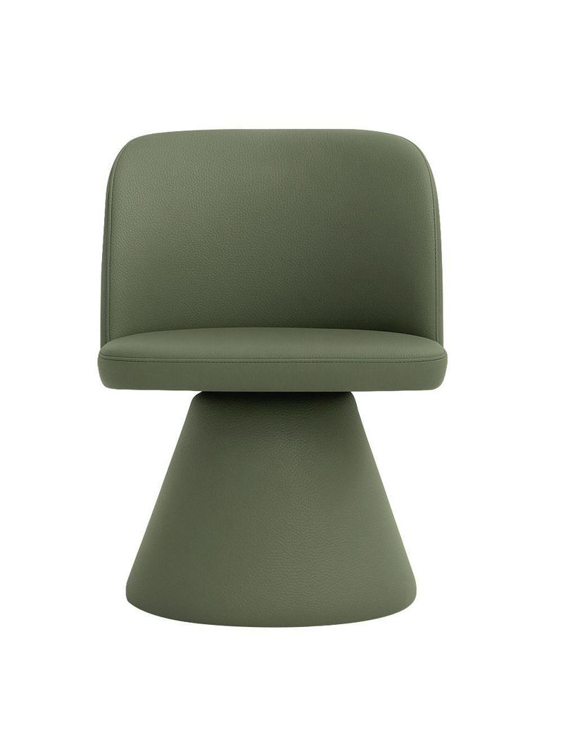 Cadeira De Jantar Liz Base Fixa Corano Verde - Nexta Casa