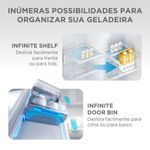 Geladeira Midea Multidoor Frost Free Inverter 672L MDRM905MMD013 Branca Bivolt