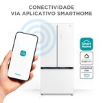 Geladeira Midea Multidoor Frost Free Inverter 672L MDRM905MMD013 Branca Bivolt