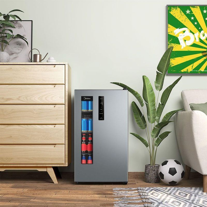 Cervejeira Frost Free 82L MDRX150FGG501 110V com Painel Touch Prata Midea