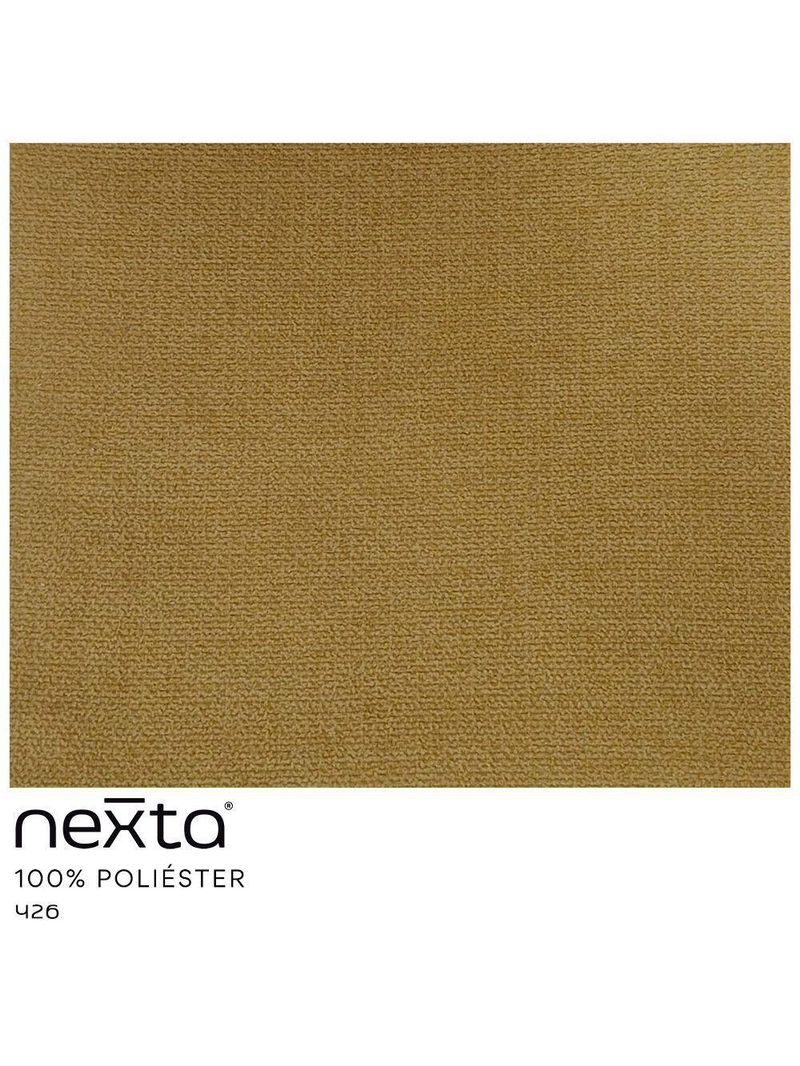 Cadeira De Jantar Liz Base Fixa Linho Mostarda - Nexta Casa