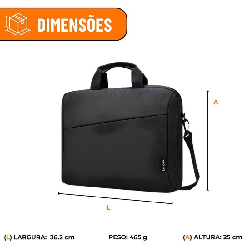 Bolsa Transversal Casual T210 Notebook 156 Preta