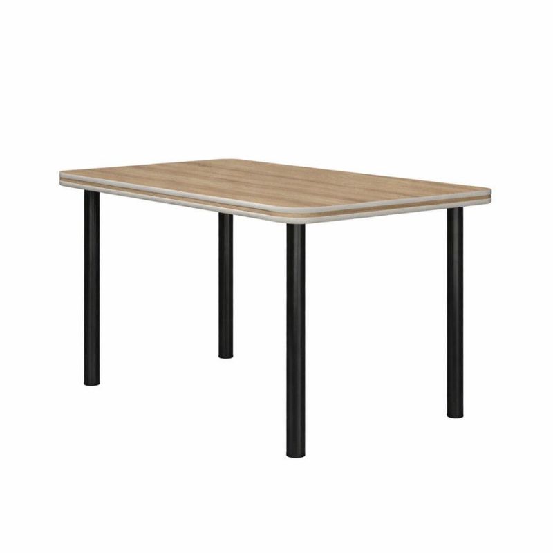 Mesa Estrutura Preta Mp4020-tp805 Tampo 1200x750x45mm Preto/