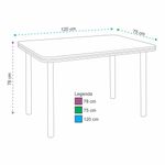 Mesa Estrutura Preta Mp4020-tp805 Tampo 1200x750x45mm Preto/