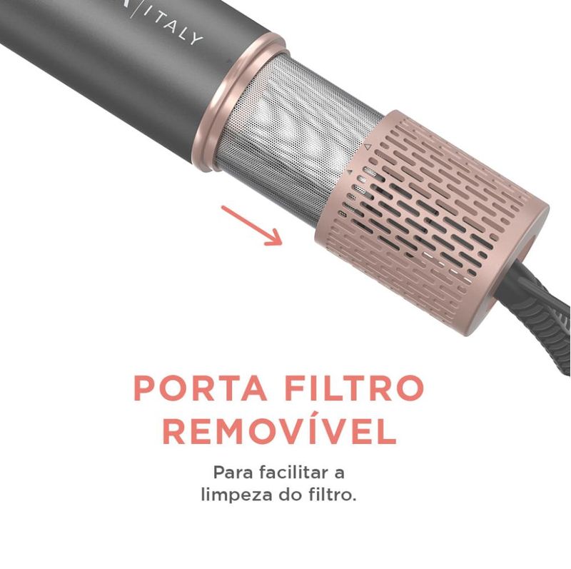 Secador multistyler uniq flow 9 em 1 bivolt