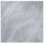 Kit Piso Vinílico Mármore Adesivo PVC 60X60CM Impermeável para Uso Interno Cinza
