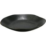 Prato Fundo Ryo Volcano 1 Peça Porcelana Ondulado para Massas Preto