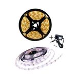 Fita Led Rolo 5m 300 Leds Silicone Iluminação Deação Ilumine Sua Casa Branco Quente