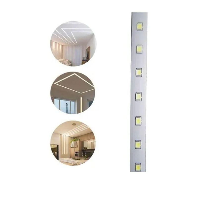 Fita Led Rolo 5m 300 Leds Silicone Iluminação Deação Ilumine Sua Casa Branco Quente