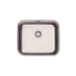 Cuba de Embutir Dora 40 BL R6 Retangular Aço Inox Acetinado com Válvula e Escape