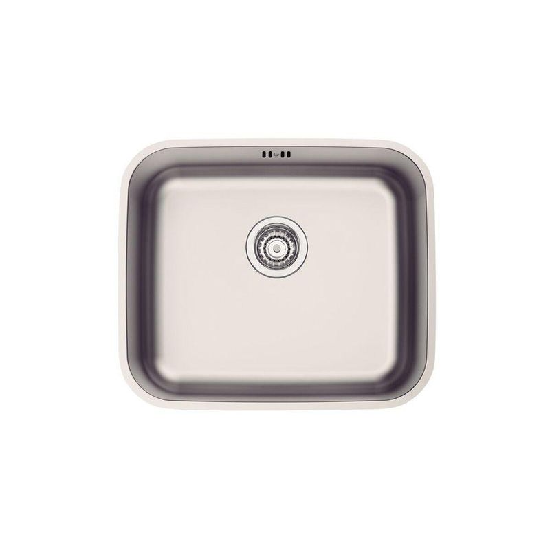 Cuba de Embutir Dora 40 BL R6 Retangular Aço Inox Acetinado com Válvula e Escape