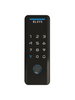 Fechadura Digital ESF DS4100V Tecno de Sobrepor Acionamento por Senha Impressão App Preto