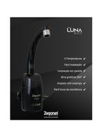 Torneira Multitemperatura Zagonel Luna 4t 5500w 220V Black