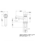 Torneira Para Lavatório De Mesa Pressmatic Compact 1-2