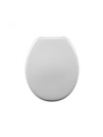 Assento Almofadado Oval Branco