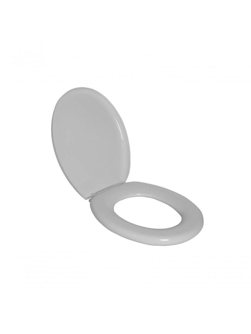 Assento Almofadado Oval Branco
