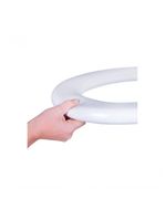 Assento Almofadado Oval Branco