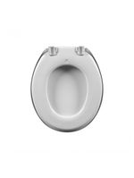 Assento Almofadado Oval Branco