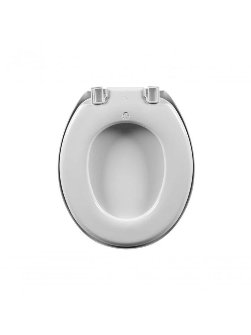 Assento Almofadado Oval Branco