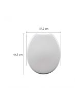 Assento Almofadado Oval Branco