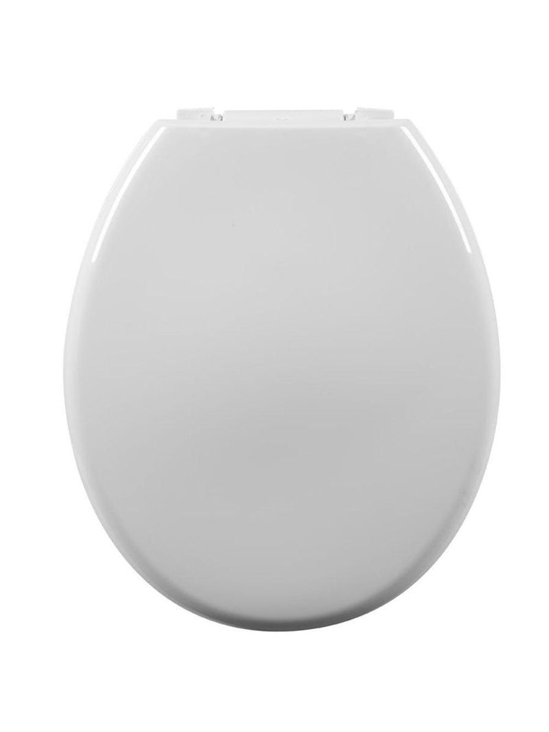 Assento Almofadado Oval Branco
