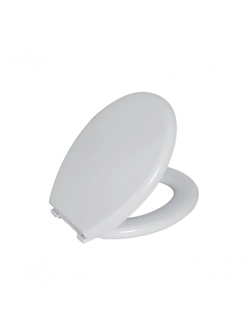 Assento Almofadado Oval Branco