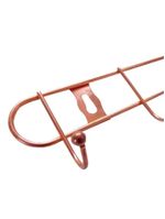 Cabideiro De Parede Rose Gold Suporte Aramado 8 Ganchos Organizador Guarda Roupas Toalhas Multiuso Utensilios Domesticos