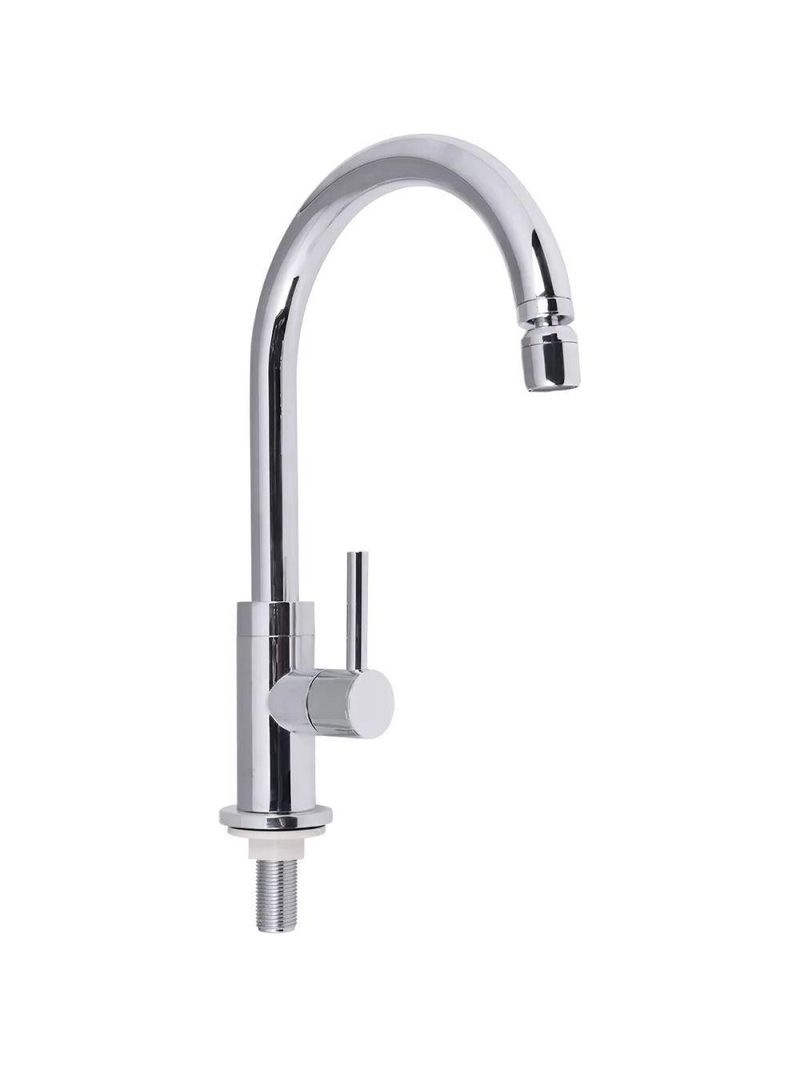 Torneira Para Cozinha E Lavatório Bica Móvel Mesa Abs Cromado Abertura Rápida Concept Liege