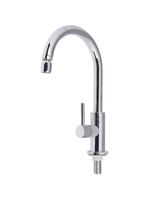 Torneira Para Cozinha E Lavatório Bica Móvel Mesa Abs Cromado Abertura Rápida Concept Liege