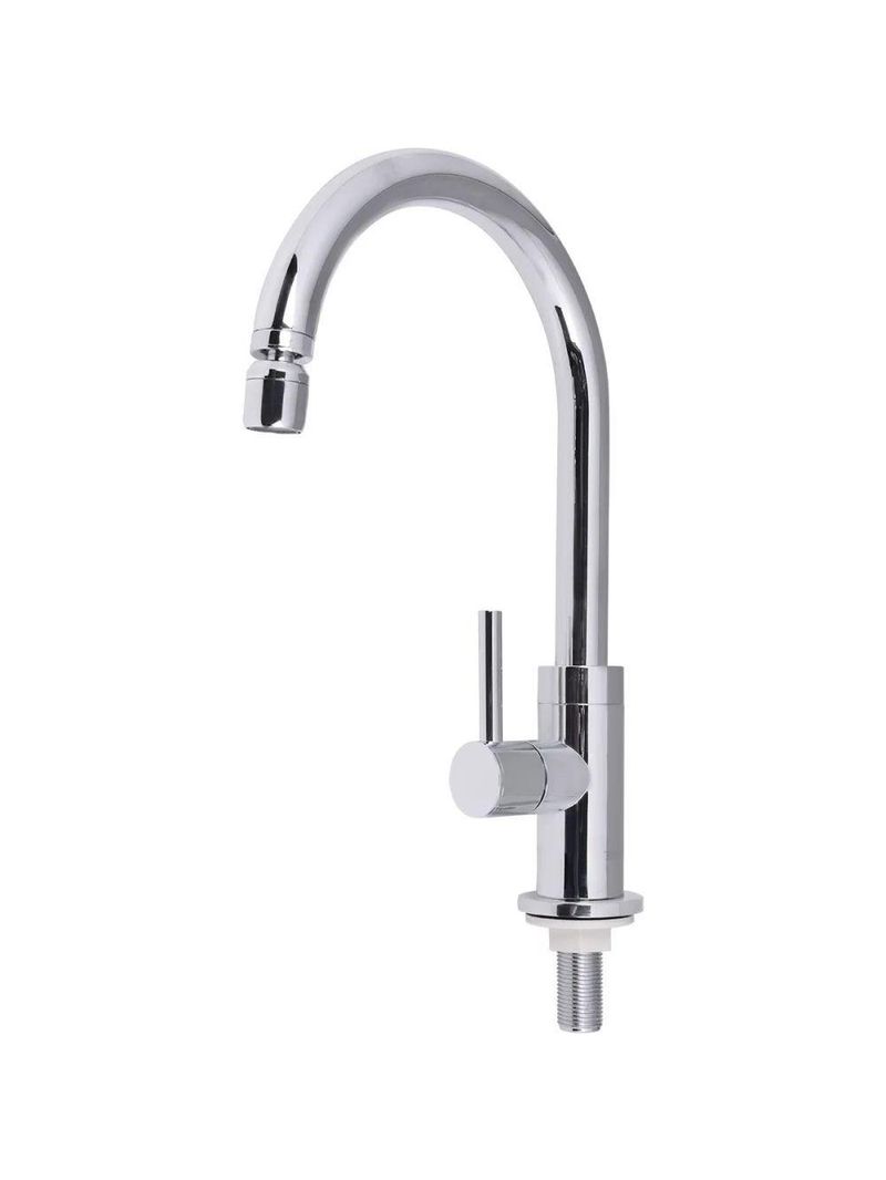 Torneira Para Cozinha E Lavatório Bica Móvel Mesa Abs Cromado Abertura Rápida Concept Liege