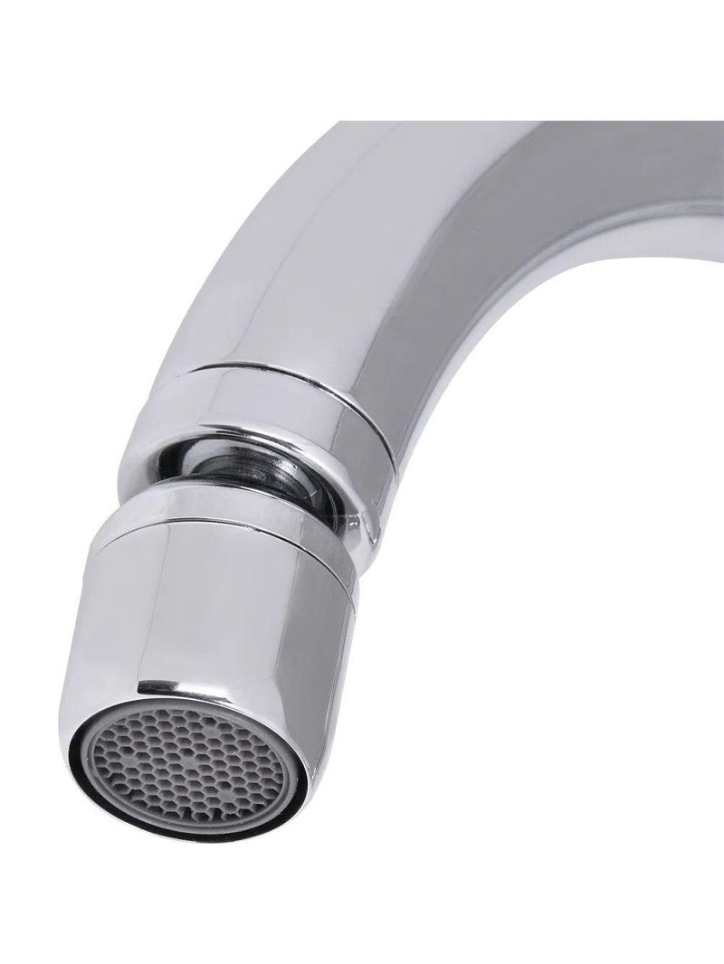 Torneira Para Cozinha E Lavatório Bica Móvel Mesa Abs Cromado Abertura Rápida Concept Liege