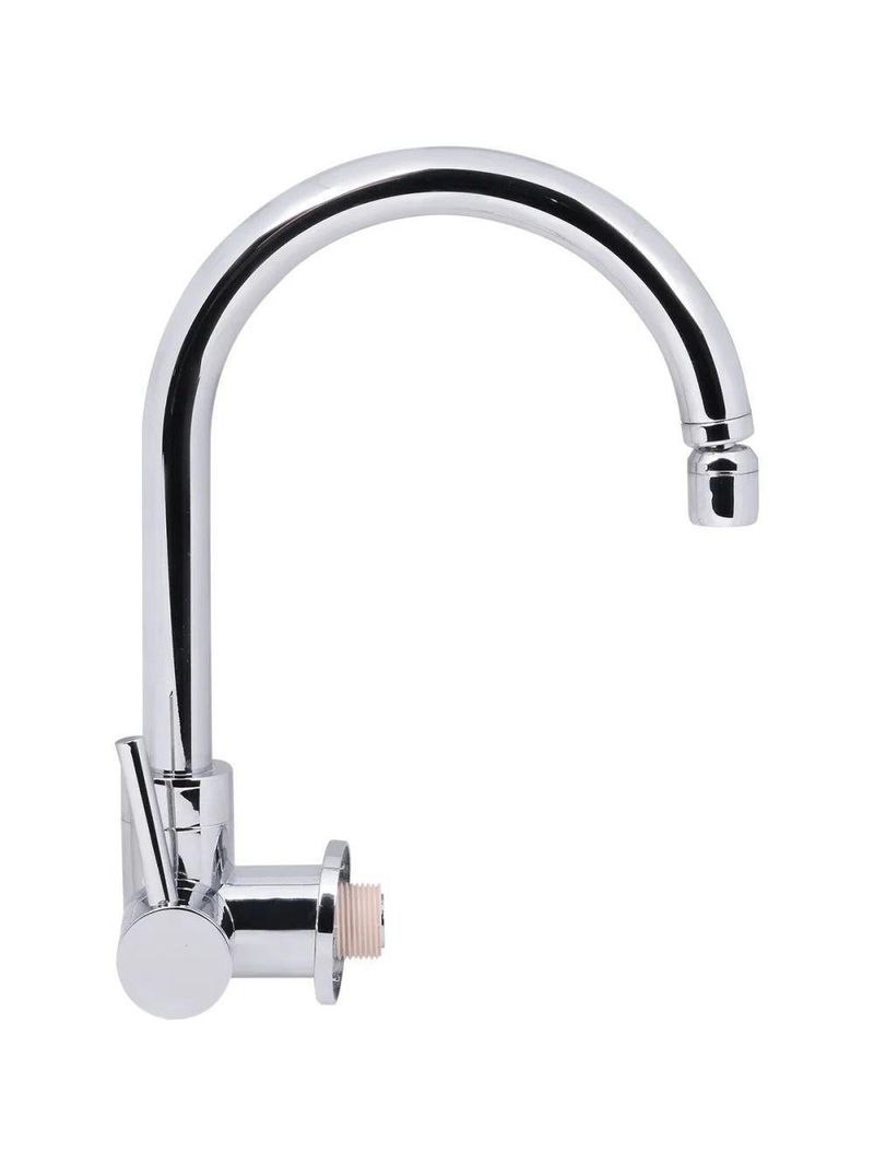Torneira Para Cozinha Bica Móvel Parede Abs Cromado Abertura Rápida Concept Liege