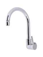 Torneira Para Cozinha Bica Móvel Parede Abs Cromado Abertura Rápida Concept Liege