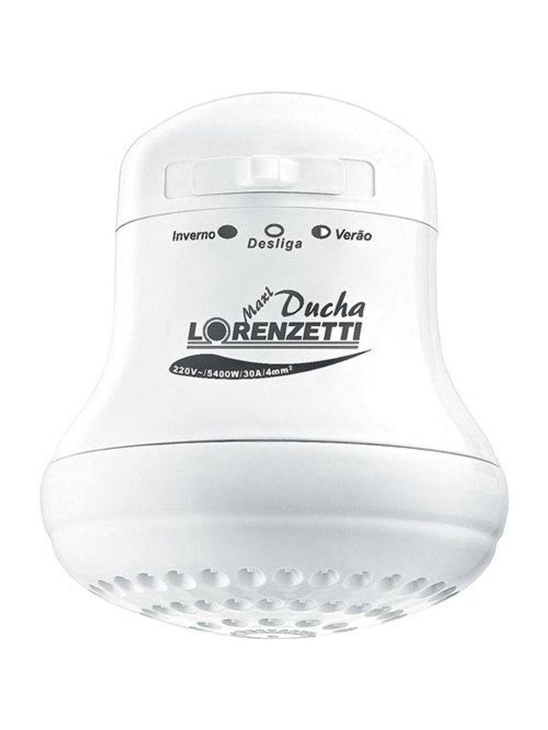 Ducha Elétrica Maxi-ducha 3t Branco 220v 5500w Lorenzetti