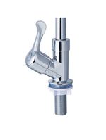 Torneira Para Cozinha Bica Flex Mesa Aço Inox Abs Cromado Abertura Rápida C98 Gourmet Liege