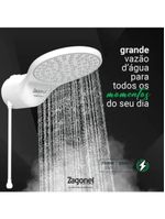 Ducha Eletrônica Zagonel Moment 7500w Original Branco 220V