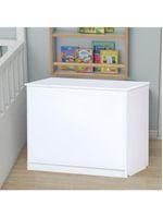 Baú Organizador Multiuso Brinquedos Quarto Closet Encanto branco