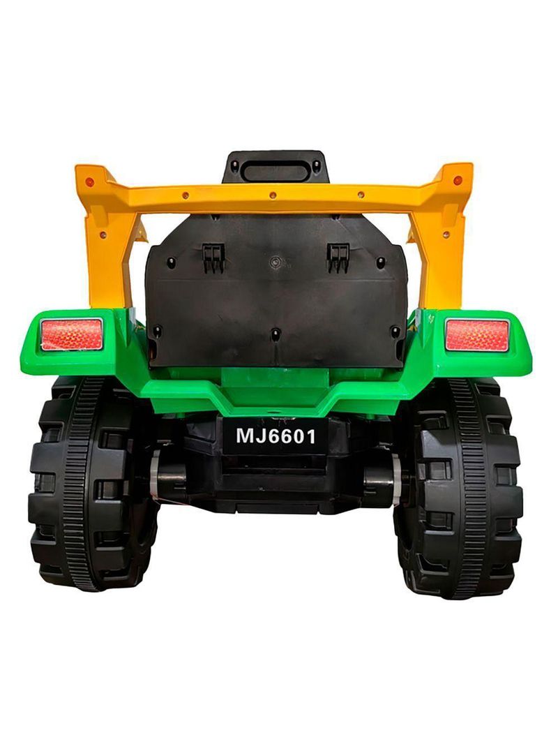 Trator Com Caçamba Carro Elétrico 12V Bang Toys Truck Verde