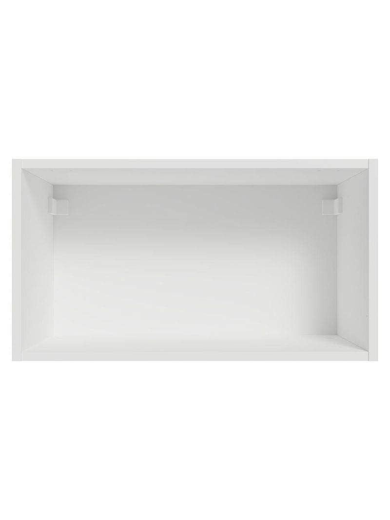 Armário aéreo para quarto 60 cm 1 porta basculante branco neo madesa