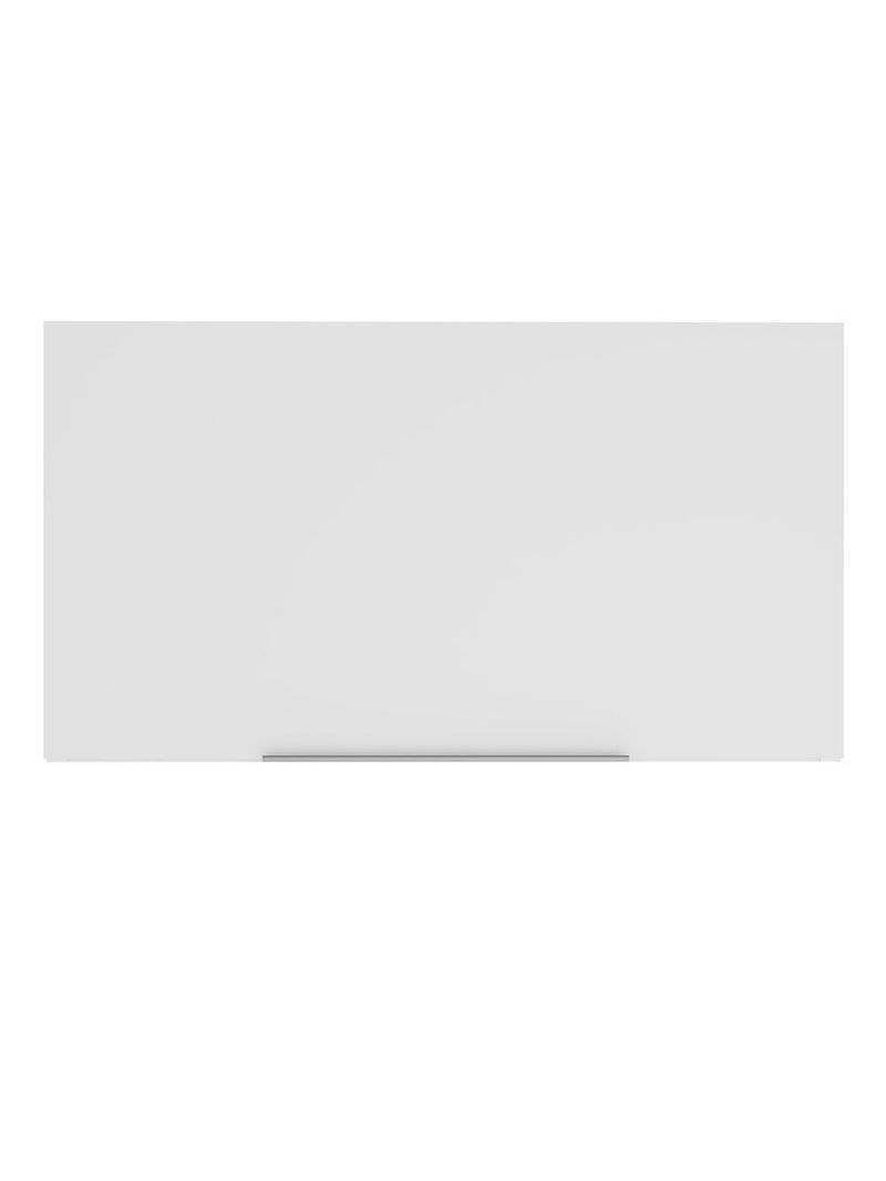 Armário aéreo para quarto 60 cm 1 porta basculante branco neo madesa