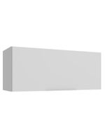 Armário aéreo para quarto 80 cm 1 porta basculante branco neo madesa