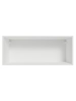Armário aéreo para quarto 80 cm 1 porta basculante branco neo madesa