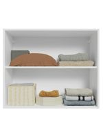 Armário aéreo para quarto 80 cm 2 portas branco neo madesa
