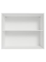 Armário aéreo para quarto 80 cm 2 portas branco neo madesa