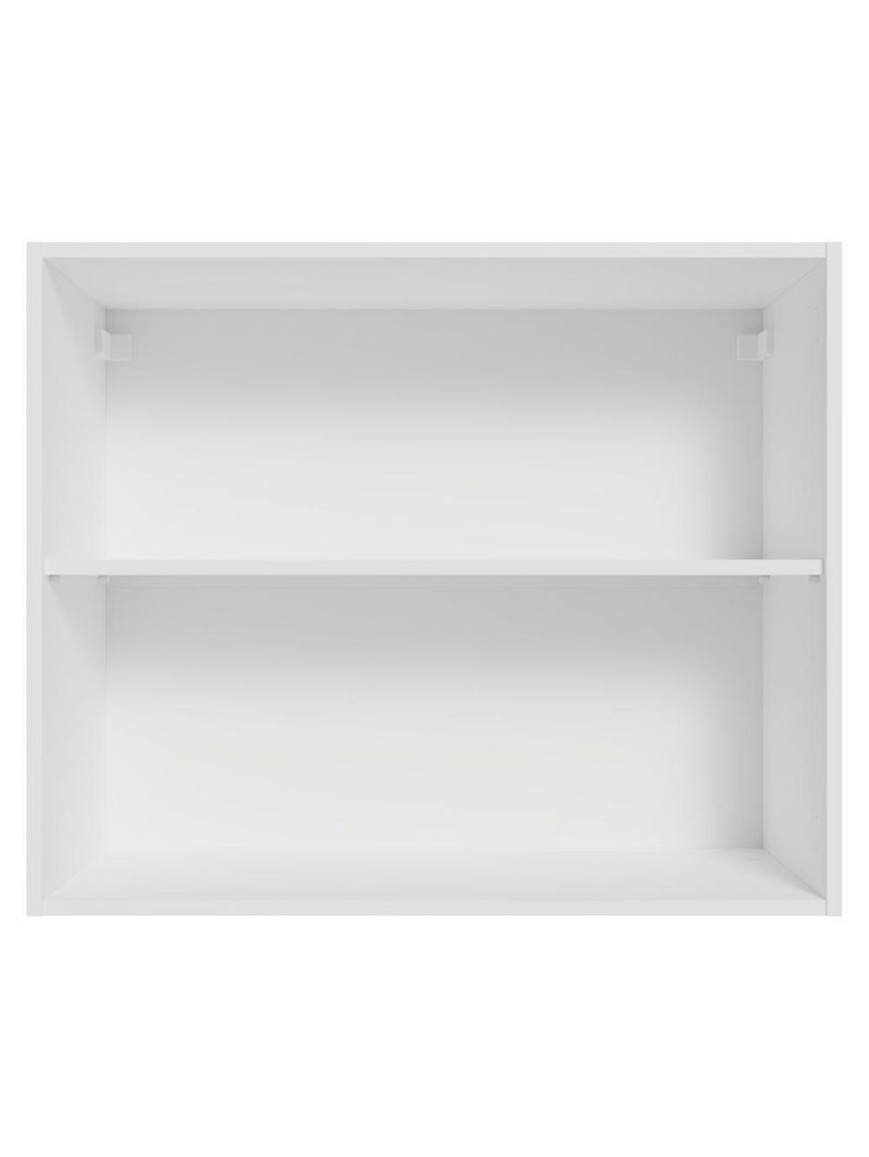 Armário aéreo para quarto 80 cm 2 portas branco neo madesa