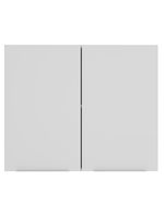 Armário aéreo para quarto 80 cm 2 portas branco neo madesa